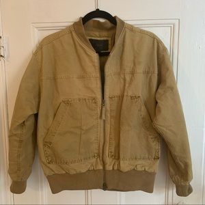 J. Crew Khaki Bomber Jacket